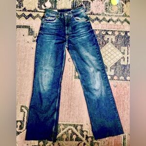 Zara size 26 high rise, straight leg Jeans